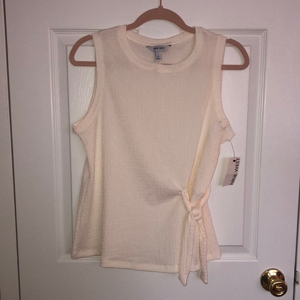 NWT Nine West Cream Tank Top